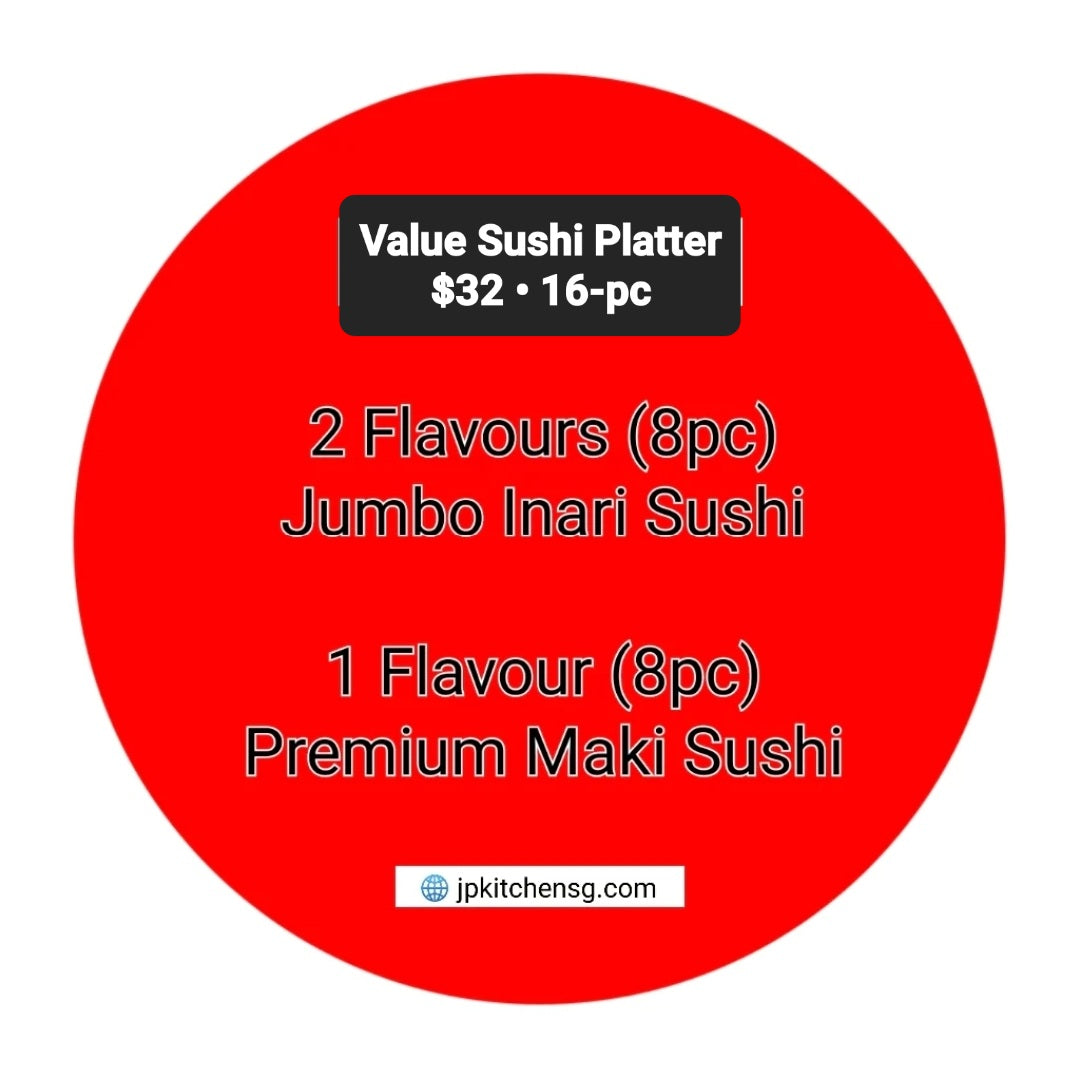 VALUE SUSHI PLATTER (1 maki + 2x4pc inari)