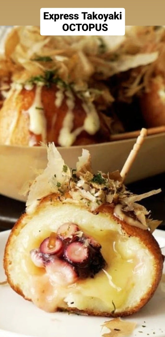 EXPRESS TAKOYAKI OCTOPUS (ASSORTED TOPPINGS / QUANTITY)