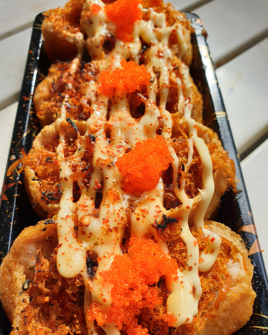5-PC SPICY CHICKEN FLOSS ▪ JUMBO INARI SUSHI