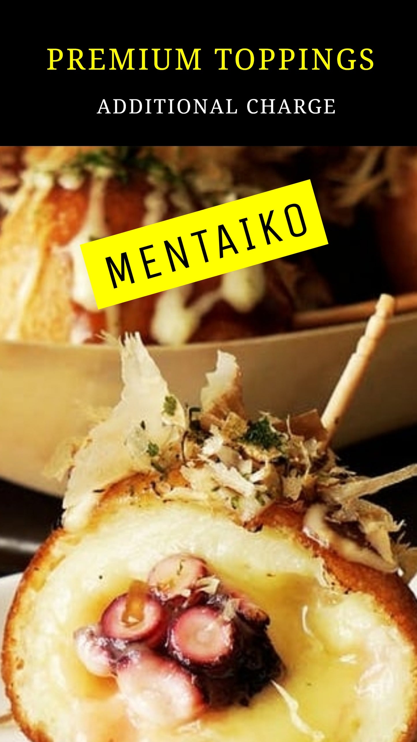 TAKOYAKI PREMIUM TOPPING : MENTAIKO SAUCE