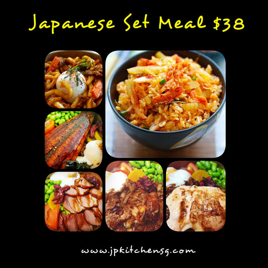 JAPANESE SET MEAL $38 (4 bowls)