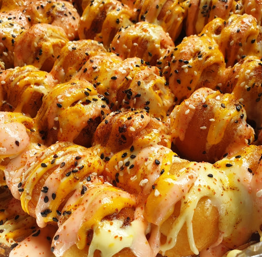 SEAFOOD FIESTA TAKOYAKI PLATTER