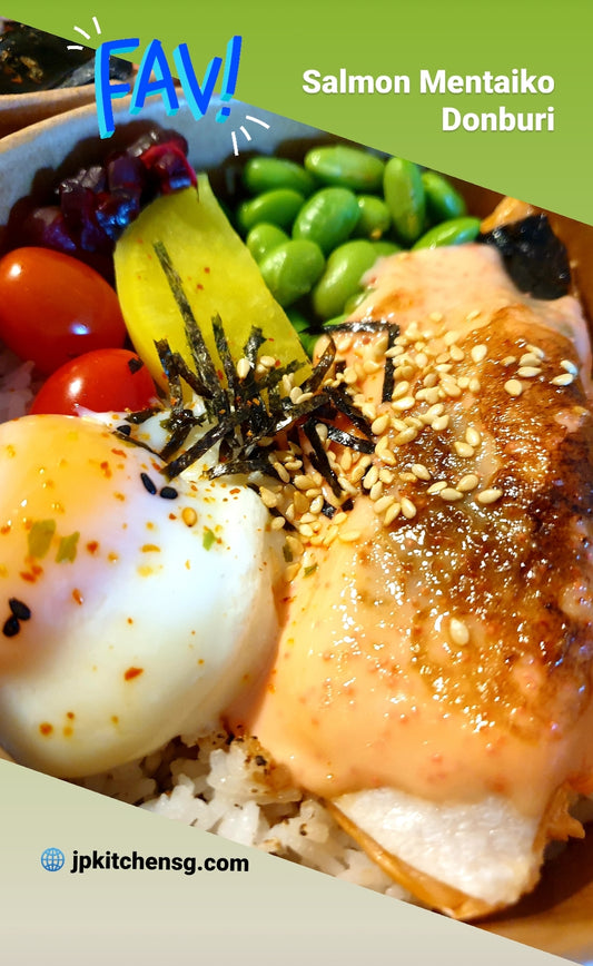 SALMON MENTAIKO DON (RICE BOWL)