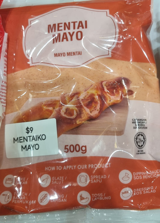 TAKOYAKI TOPPINGS : KEWPIE MENTAIKO MAYO (500gm)